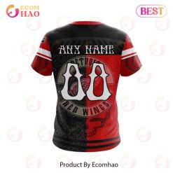 Alternative view of NHL Detroit Red Wings Custom Name Number Grateful Dead T-Shirt V2