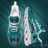 NHL San Jose Sharks Custom Name Teal Max Soul Shoes