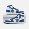 NHL Toronto Maple Leafs Blue White Air Jordan 1 High Sneakers