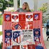 Atletico Madrid To My Son Quilt Blanket