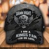 NHL Los Angeles Kings Custom Name Skull Damn Classic Cap