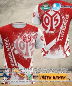 1. FSV Mainz 05 Custom Name T-Shirt