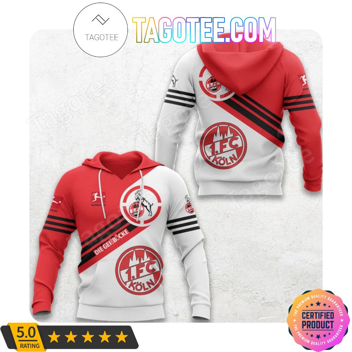 1. FC Köln Bundesliga Pullover Hoodie