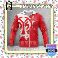 1. FSV Mainz 05 Red Zip Up Hoodie