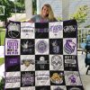 NBA Sacramento Kings Black White This Is Why We Play Quilt Blanket