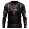 NBA Cleveland Cavaliers Custom Name Number Warrior Armor Jersey Sweatshirt