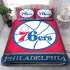 NBA Philadelphia 76ers Red Blue Bedding Set V3