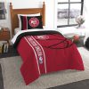 NBA Atlanta Hawks Red Black Bedding Set V2