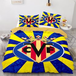 Villarreal CF Blue Yellow Bedding Set