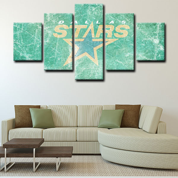 NHL Dallas Stars Special Design 5 Panel Canvas NHL Dallas Stars Special Design 5 Panel Canvas