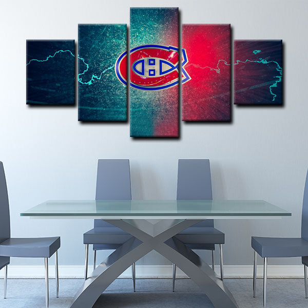 NHL Montreal Canadiens Special Style 5 Panel Canvas