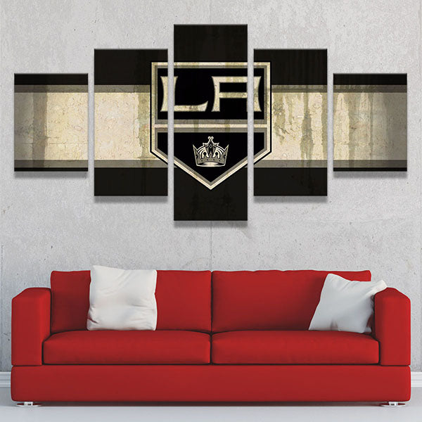 NHL Los Angeles Kings Paper Feeling 5 Panel Canvas