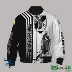 Vitória SC White Black Bomber Jacket