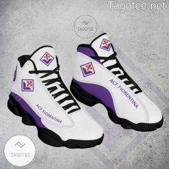 Alternative view of ACF Fiorentina White Air Jordan 13 Shoes
