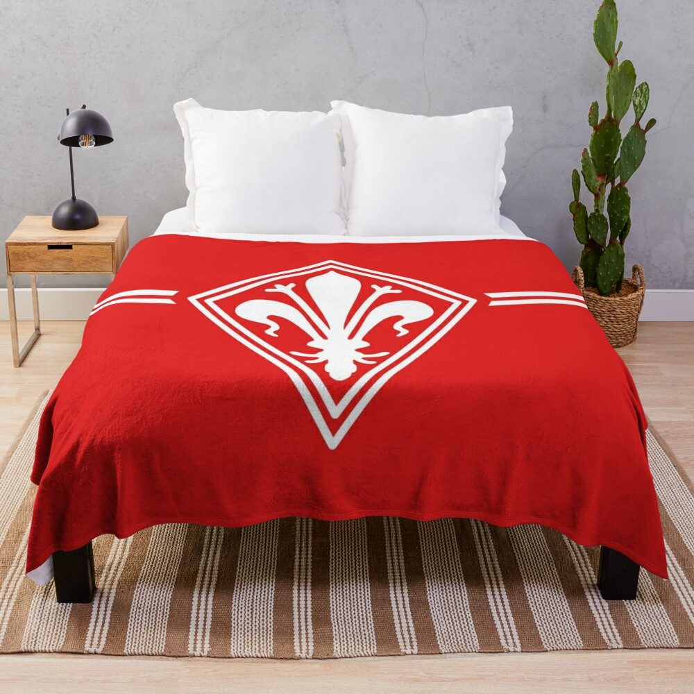 ACF Fiorentina Red Fleece Blanket