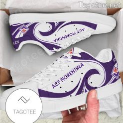 ACF Fiorentina White Purple Stan Smith Shoes
