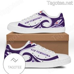 Alternative view of ACF Fiorentina White Purple Stan Smith Shoes