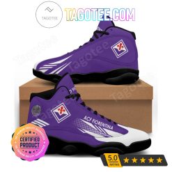 Alternative view of ACF Fiorentina Purple Air Jordan 13 Shoes