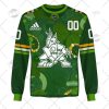NHL Arizona Coyotes Custom Name Numer St. Patrick’s Day Jersey 2024 Sweatshirt