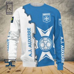 AJ Auxerre Blue White Sweatshirt V1
