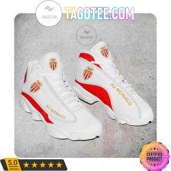 AS Monaco White Air Jordan 13 Shoes