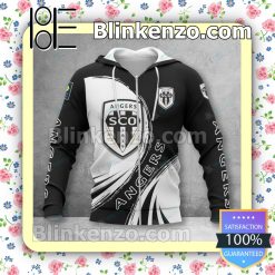 Angers SCO White Black Zip Up Hoodie V2