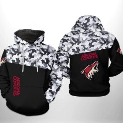 NHL Arizona Coyotes Black Camo Pullover Hoodie