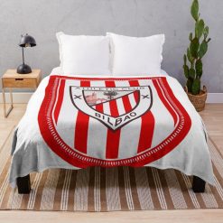 Athletic Bilbao White Fleece Blanket