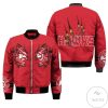 NBA Atlanta Hawks Red Claws Unisex Bomber Jacket