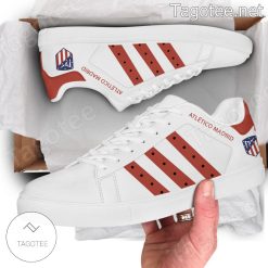 Atletico Madrid White Red Stan Smith Shoes