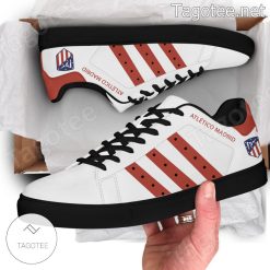 Alternative view of Atletico Madrid White Red Stan Smith Shoes