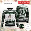 CS Marítimo Custom Name Number Ugly Christmas Sweater