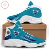 NBA Charlotte Hornets Teal Dark Purple Air Jordan 13 Shoes