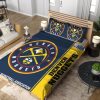 NBA Denver Nuggets Blue Yellow Bedding Set