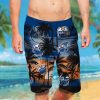 NHL Edmonton Oilers Coconut Tree Men Beach Shorts V2