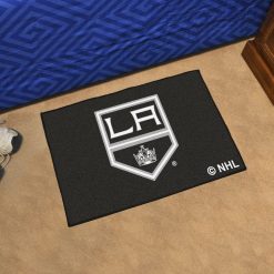 NHL Los Angeles Kings Black Rubber Doormat