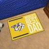 NHL Nashville Predators World’s Best Dad Rubber Doormat