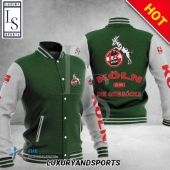 1. FC Köln Dark Green White Baseball Jacket