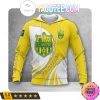 FC Nantes White Yellow Pullover Hoodie