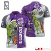 NBA Sacramento Kings Gray Purple The Grinch Ugly Christmas Polo Shirt