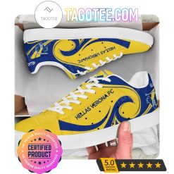 Hellas Verona FC Yellow Blue Stan Smith Shoes