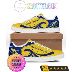 Alternative view of Hellas Verona FC Yellow Blue Stan Smith Shoes