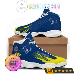 Hellas Verona FC Blue Yellow Air Jordan 13 Shoes