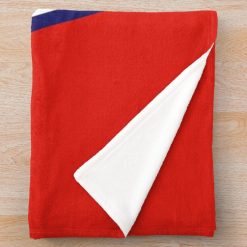 Alternative view of LOSC Lille Red Blue Big Logo Fleece Blanket
