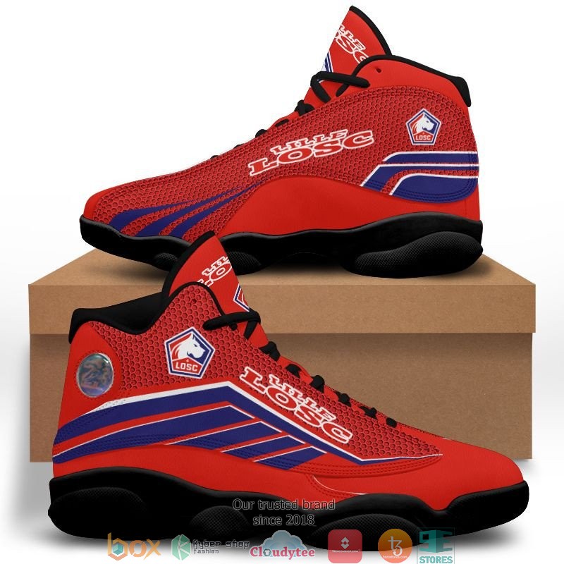 LOSC Lille Red Air Jordan 13 Shoes