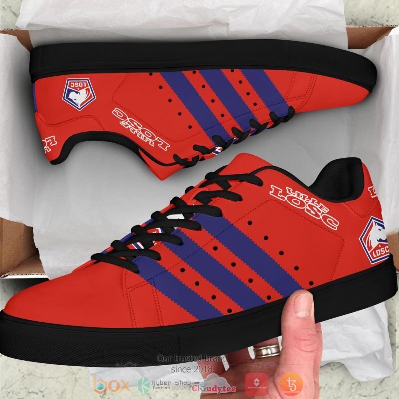 LOSC Lille Red Stan Smith Shoes