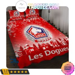 LOSC Lille Red Xmas Bedding Set
