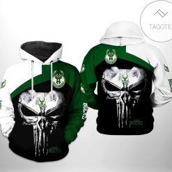 NCAA Virginia Cavaliers BlackGreen Punisher Skull Pullover Hoodie