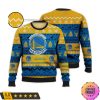 NBA Golden State Warriors Yellow Blue Ugly Christmas Sweater