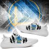 NBA Golden State Warriors White Scratch Yeezy Boost Sneakers